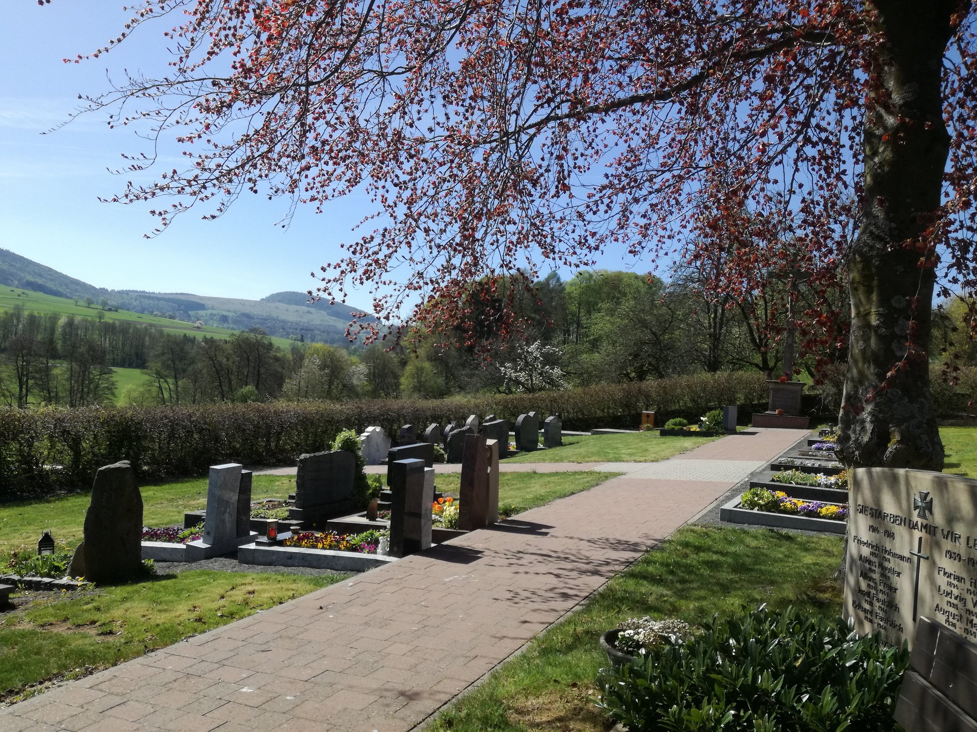 Friedhof im Ortsteil Melperts