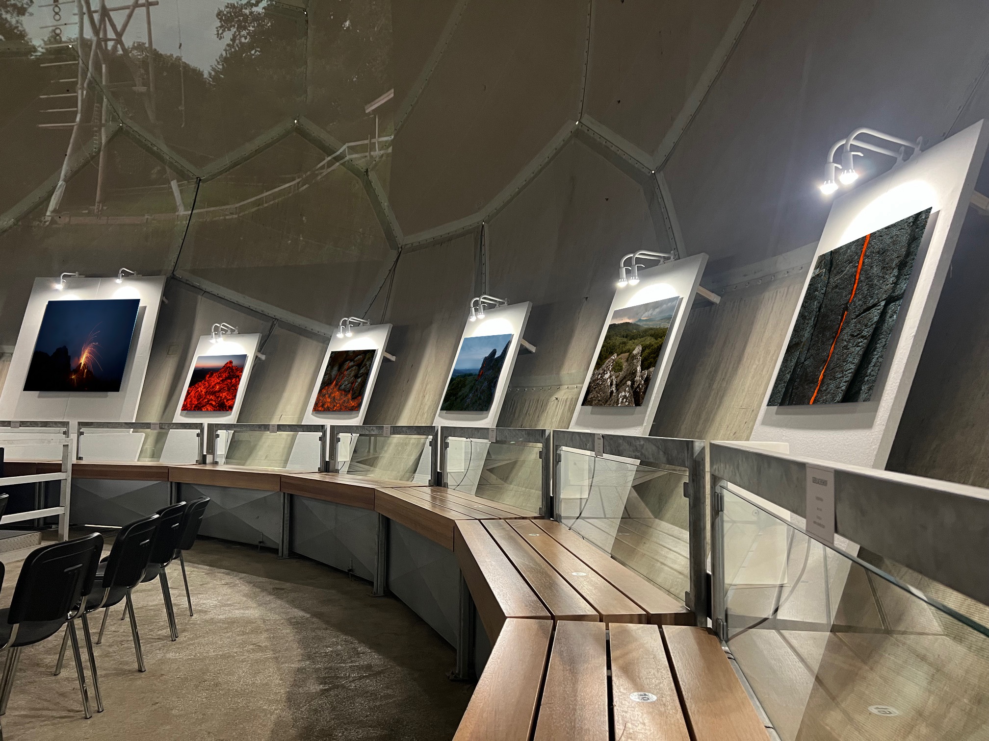 Fotoausstellung im Radom auf der Wasserkuppe von Marius Holler