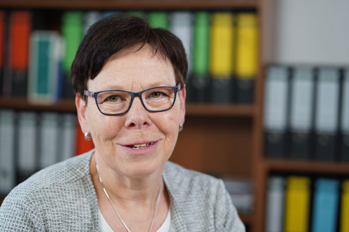 Kassenverwalterin Sigrid Keidel