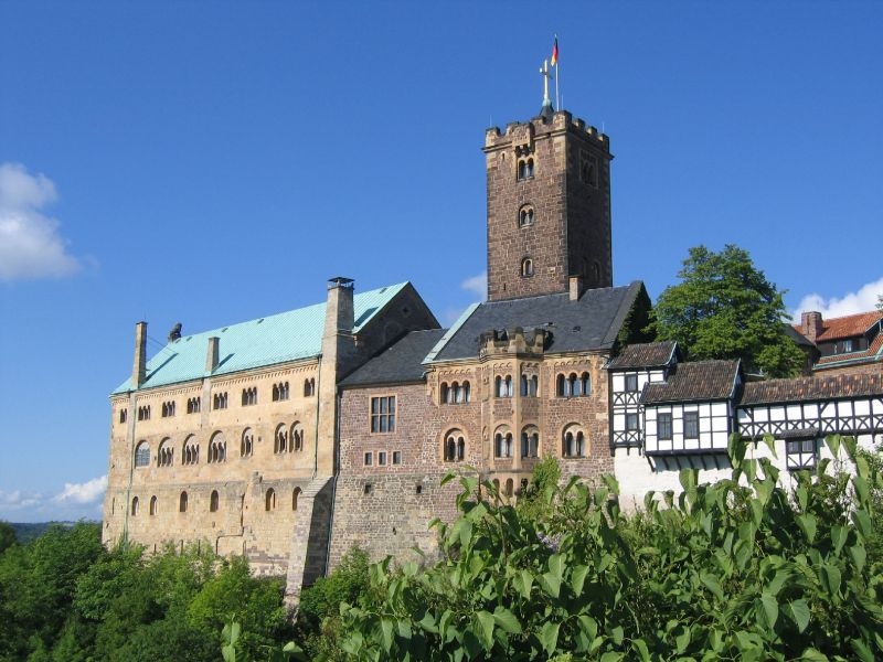 Bild der Wartburg bei Eisenach